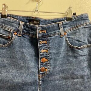 Talbots Button Fly Relaxed fit Jeans size 12p